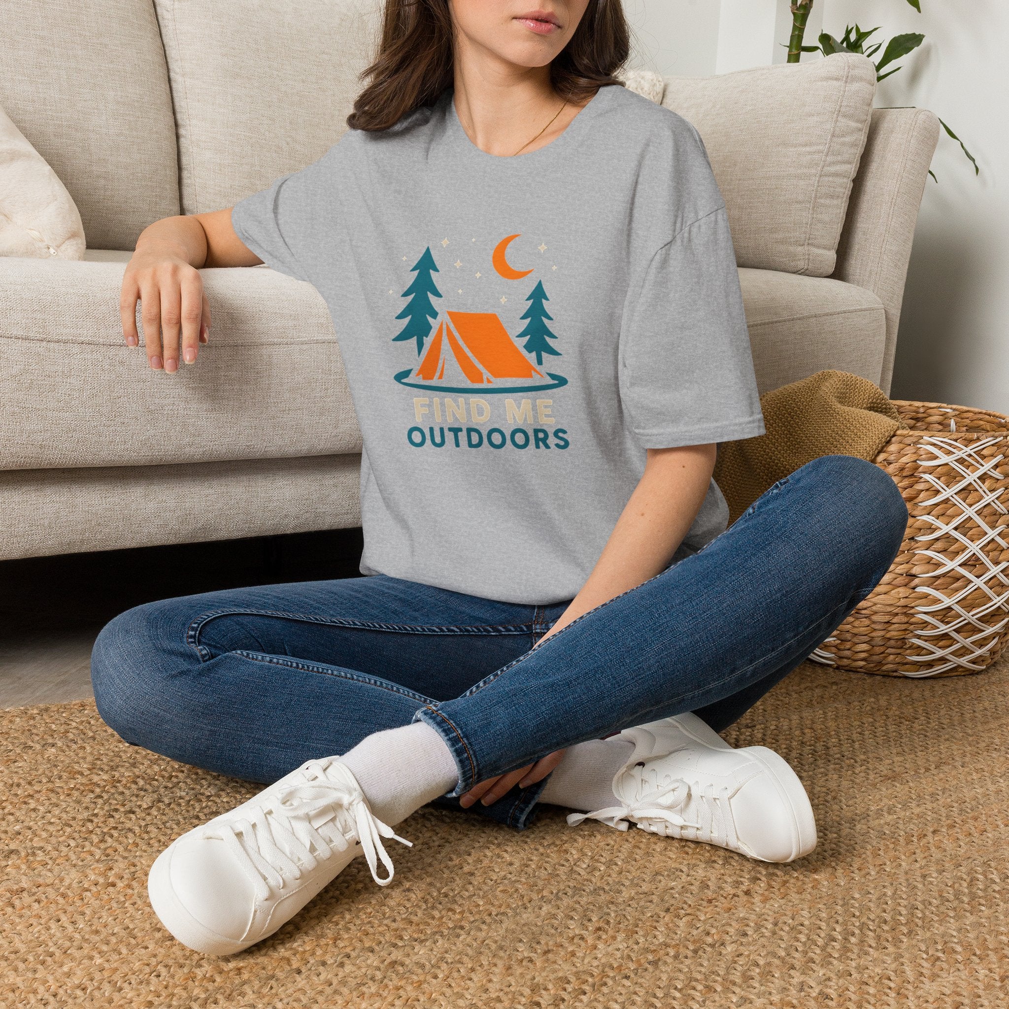 Night Camping Scene T-Shirt