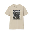 'We Heard a Wrapper' Funny Dog Portrait Graphic Tee