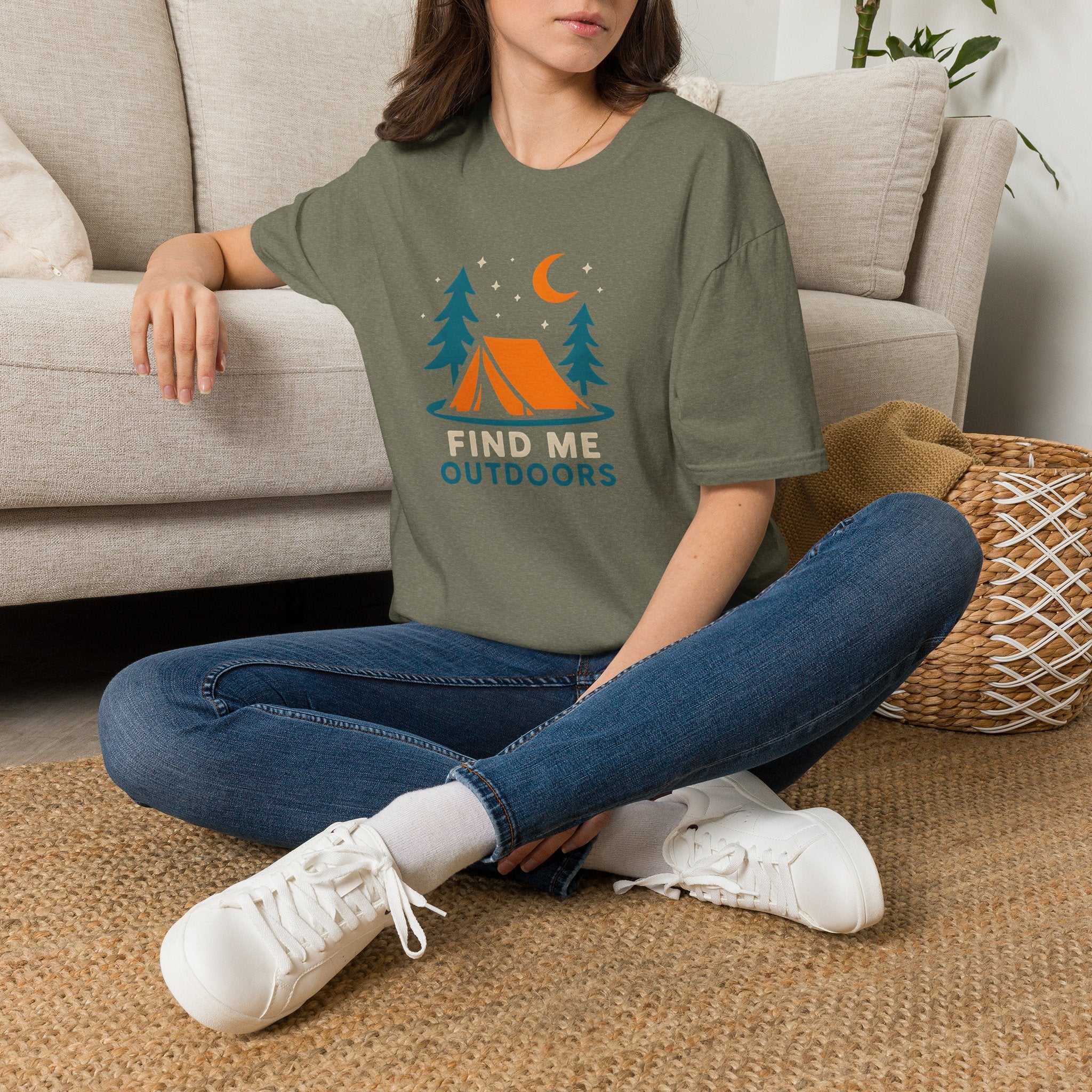 Night Camping Scene T-Shirt