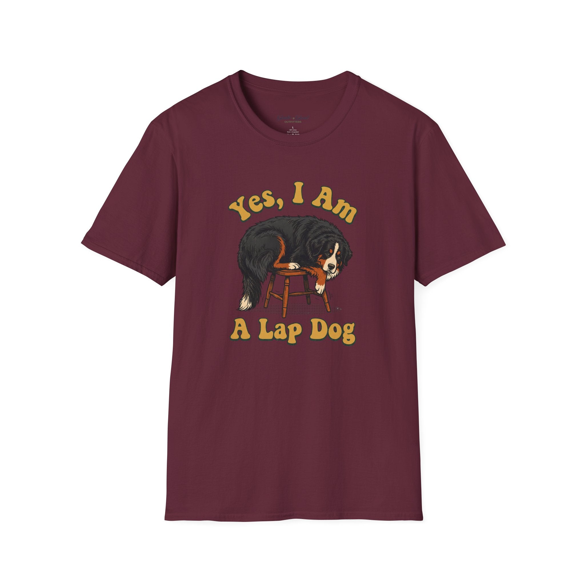"Yes, I Am a Lap Dog" Bernese Mountain Dog Graphic Tee