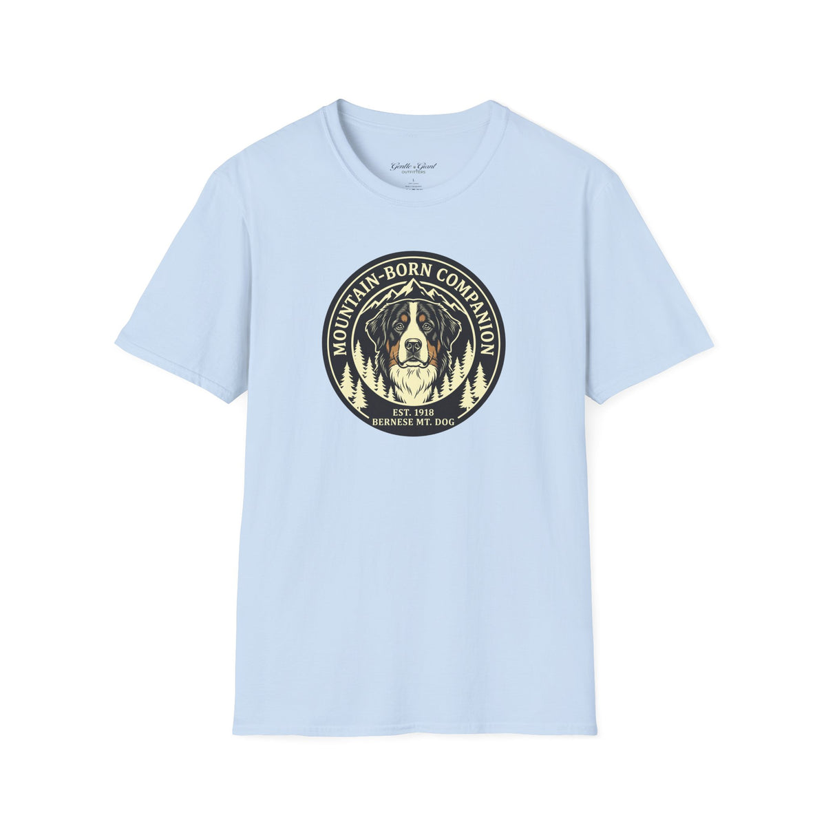 Mountain-Born Companion Bernese Mountain Dog T-Shirt