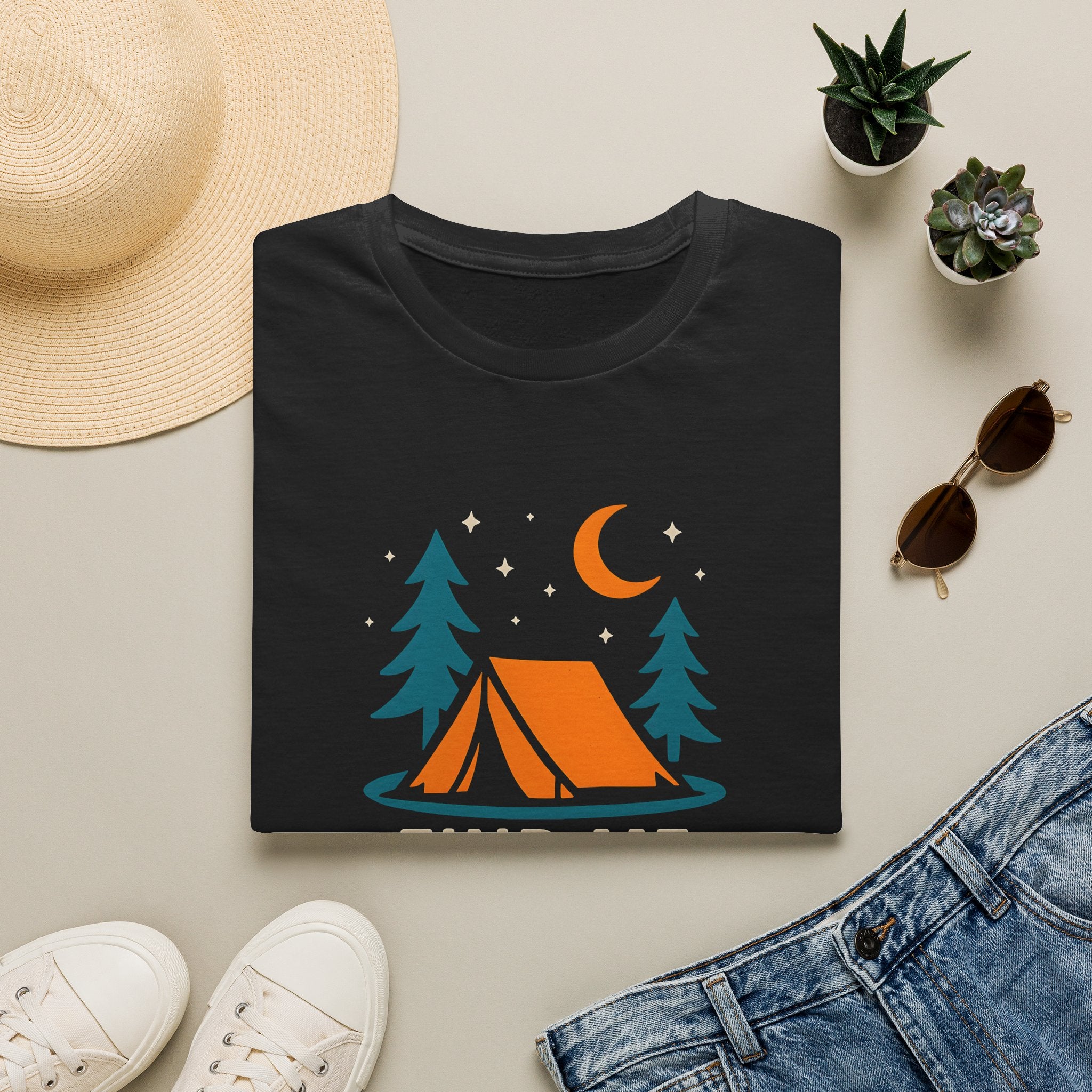 Night Camping Scene T-Shirt