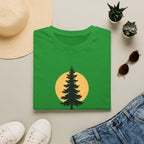 Pine Tree Silhouette Sunset T-Shirt