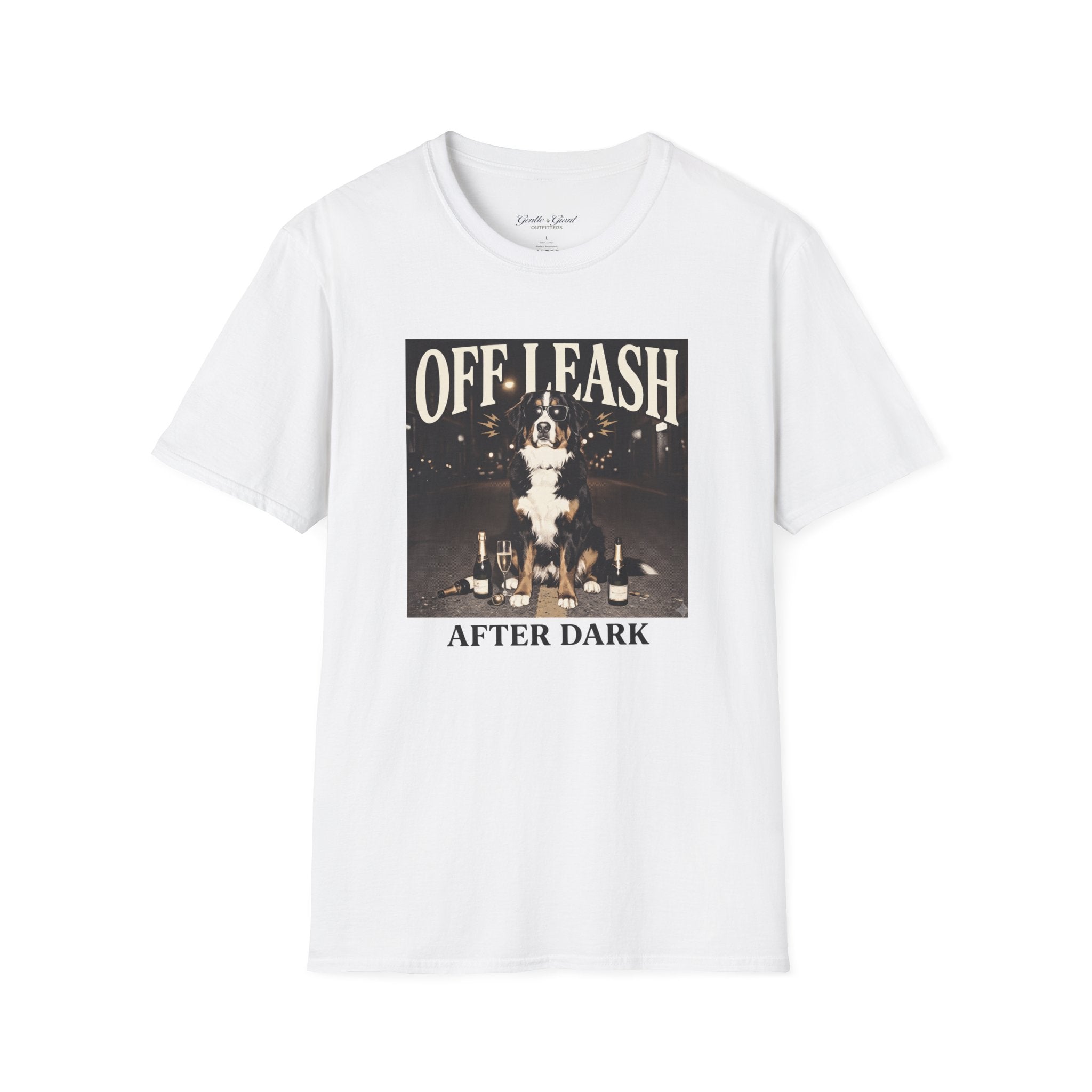Off Leash After Dark Vintage Graphic T-Shirt