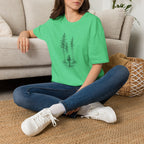 Hiker in Dark Forest T-Shirt
