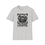'We Heard a Wrapper' Funny Dog Portrait Graphic Tee