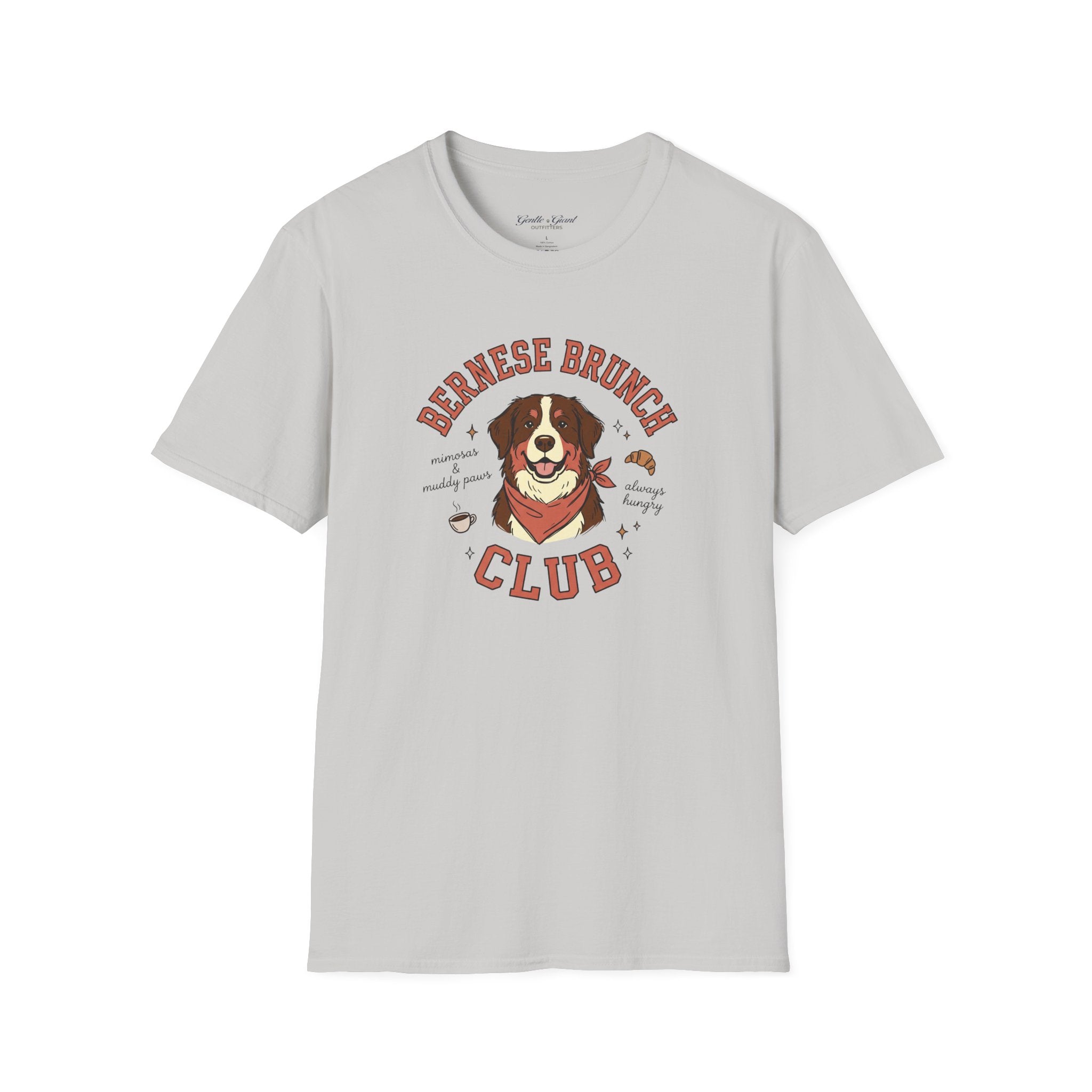 Bernese Brunch Club T-Shirt — Cute Bernese Mountain Dog Graphic Tee