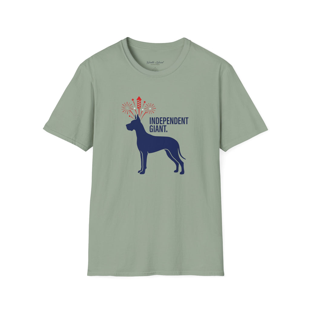Independent Giant Patriotic Great Dane T-Shirt