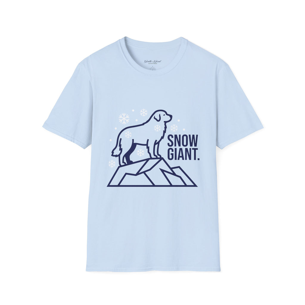 Snow Giant Dog T-Shirt