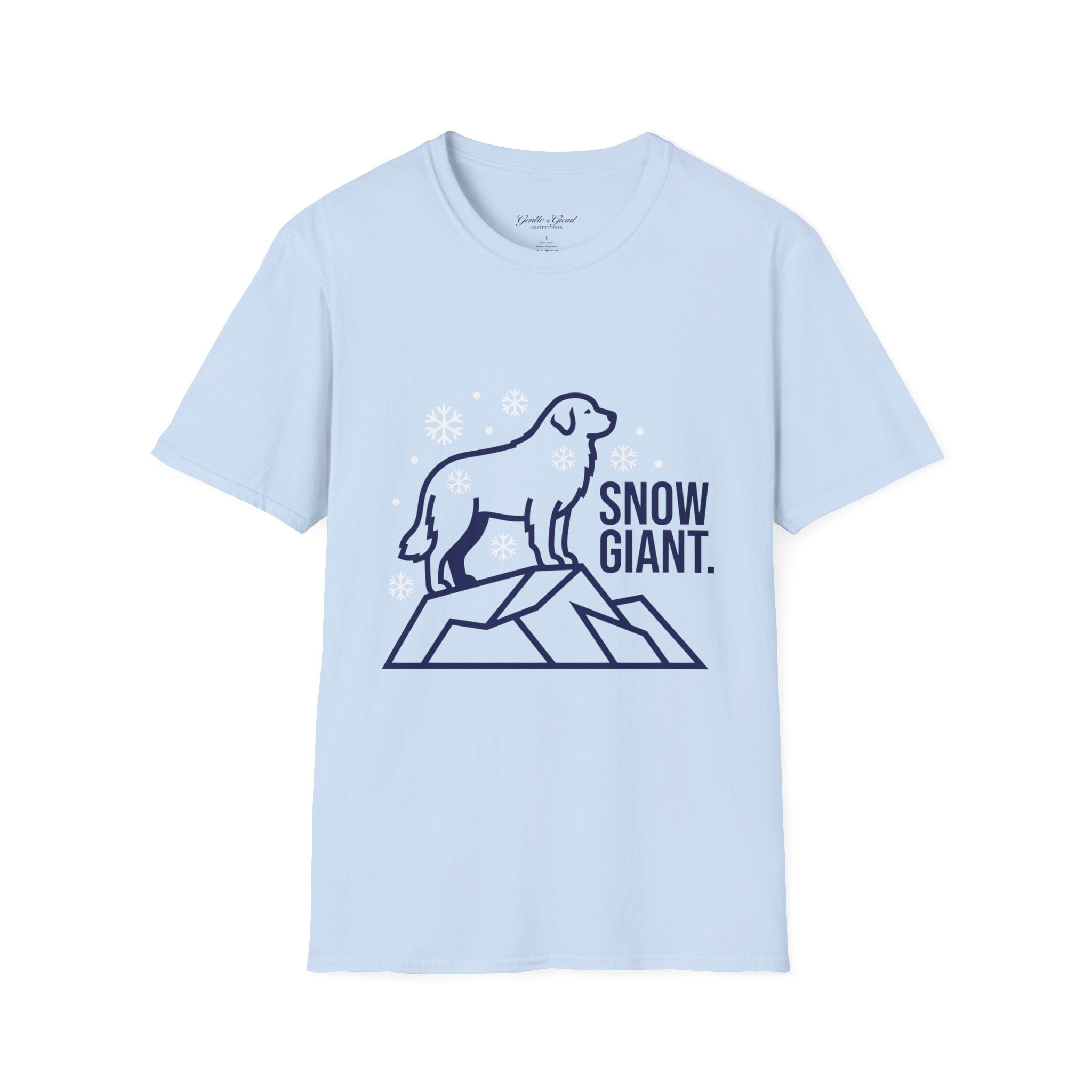 Snow Giant Dog T-Shirt