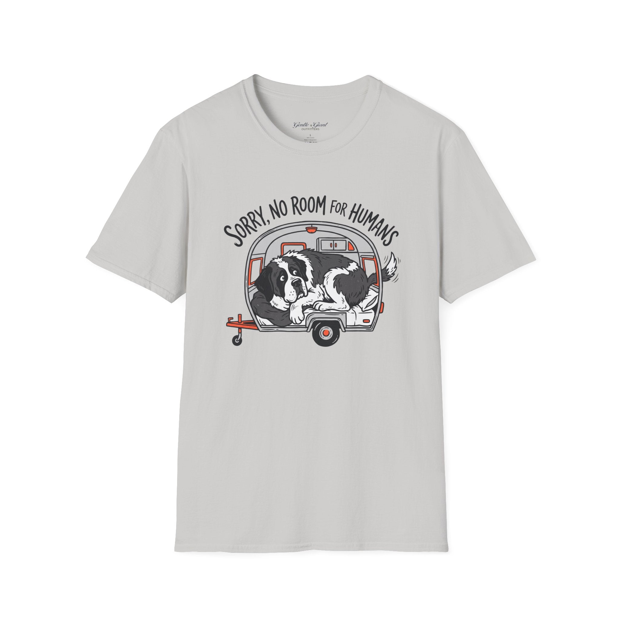 "Sorry, No Room For Humans" Camper Dog Graphic Tee
