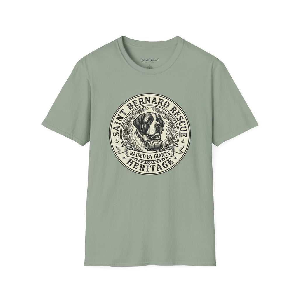 Saint Bernard Rescue T-Shirt — Vintage Heritage Dog Rescue Tee