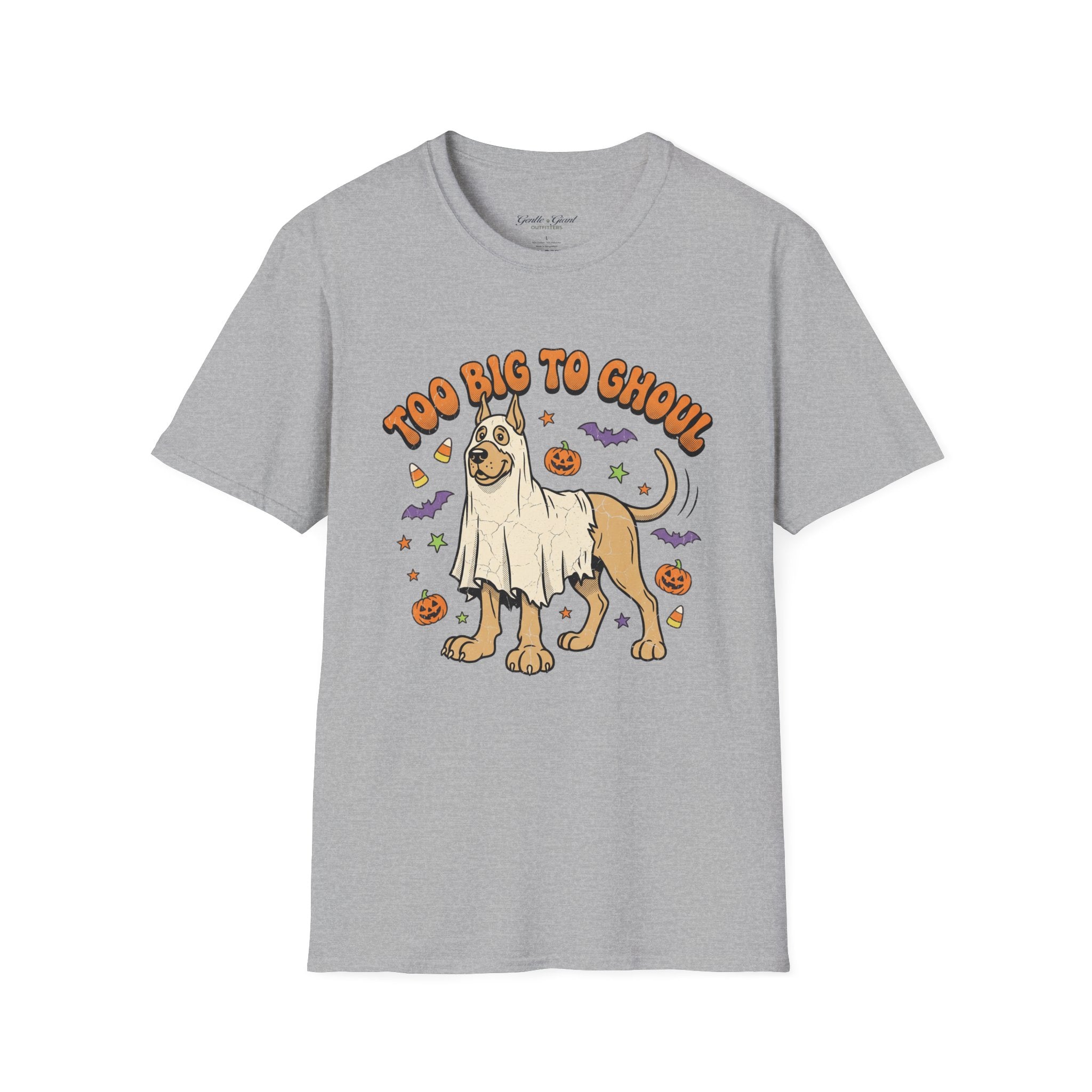 Too Big to Ghoul Dog Halloween T-Shirt