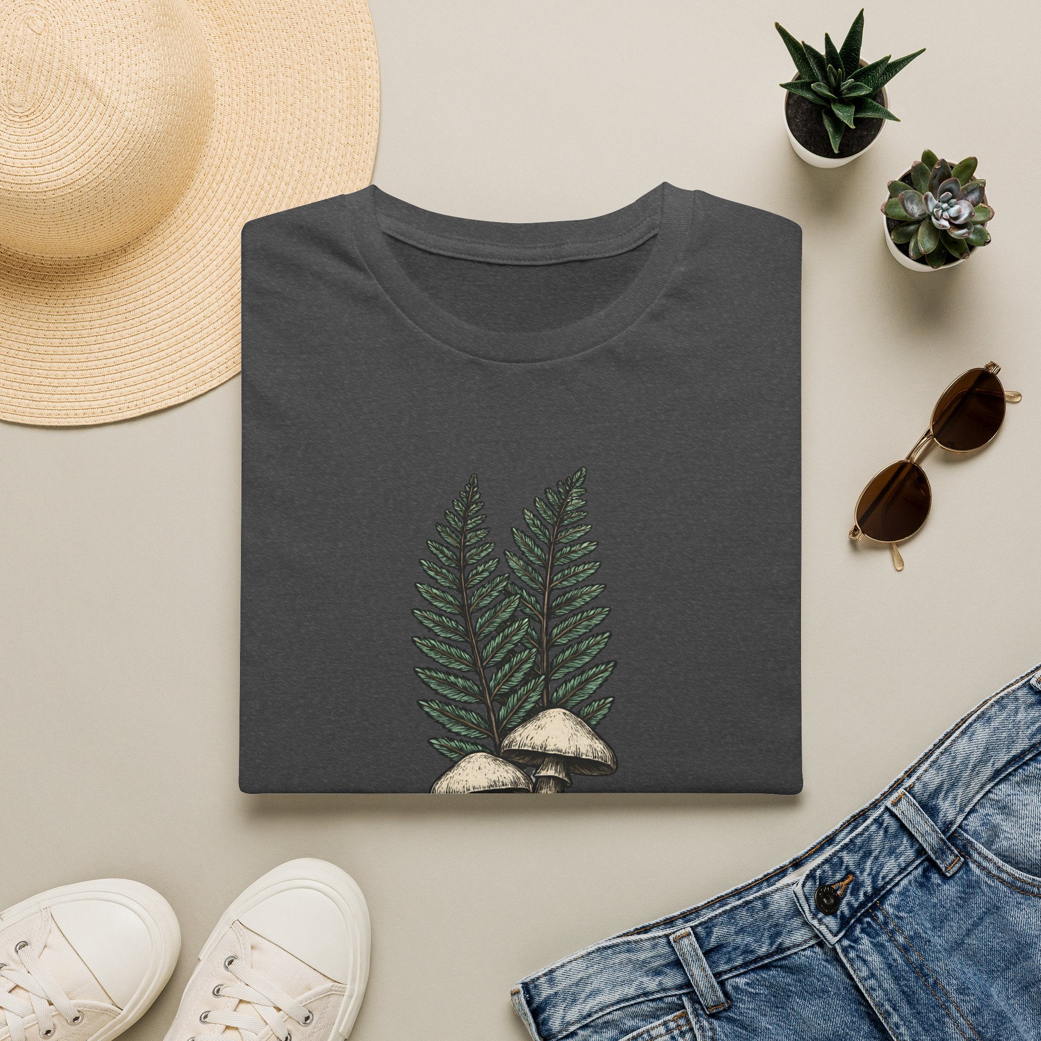 Mushrooms and Ferns T-Shirt
