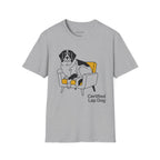 Saint Bernard ‘Certified Lap Dog’ T‑Shirt