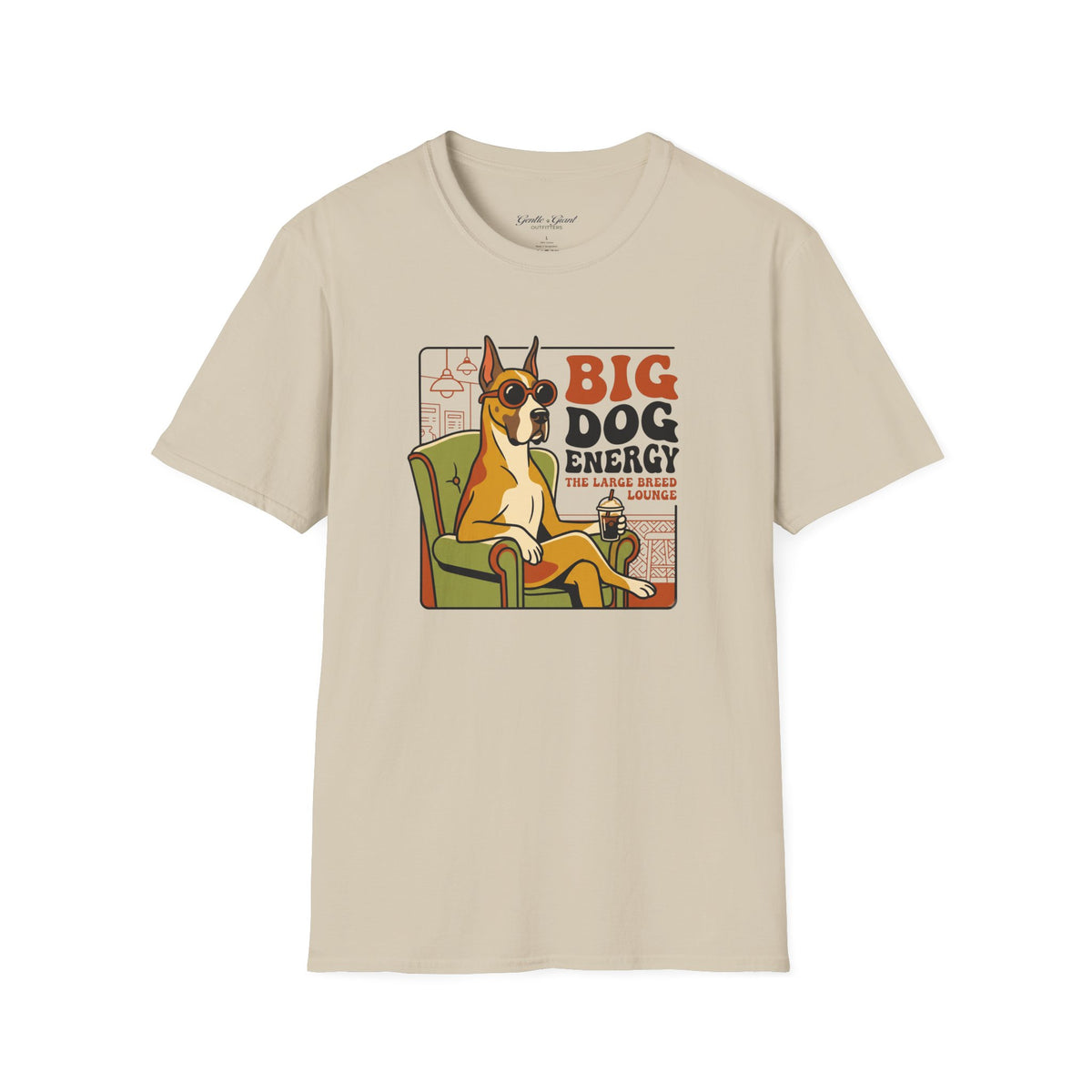 Retro Big Dog Energy Graphic Tee