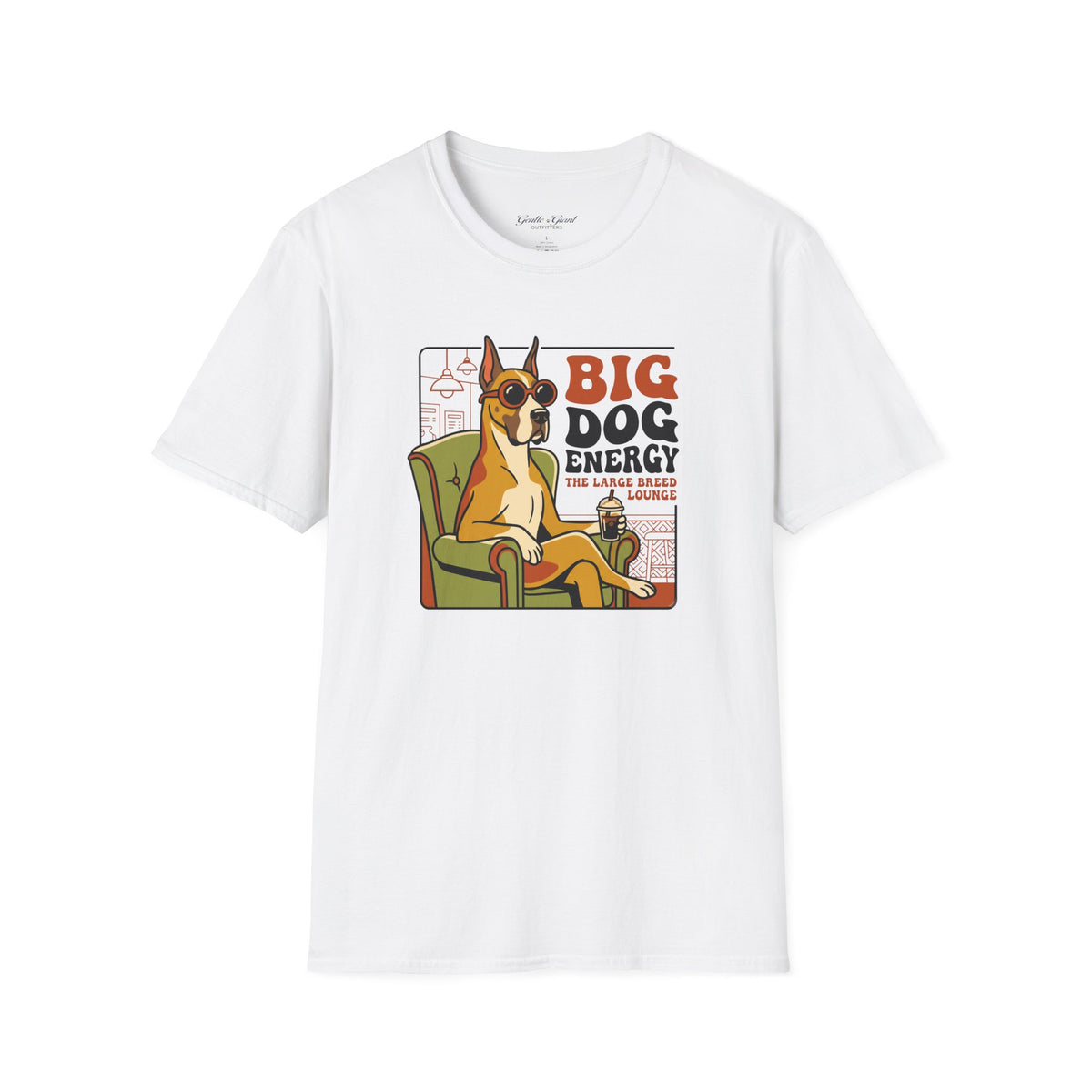 Retro Big Dog Energy Graphic Tee