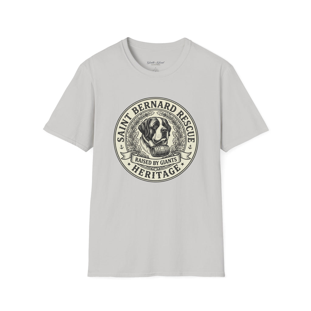 Saint Bernard Rescue T-Shirt — Vintage Heritage Dog Rescue Tee