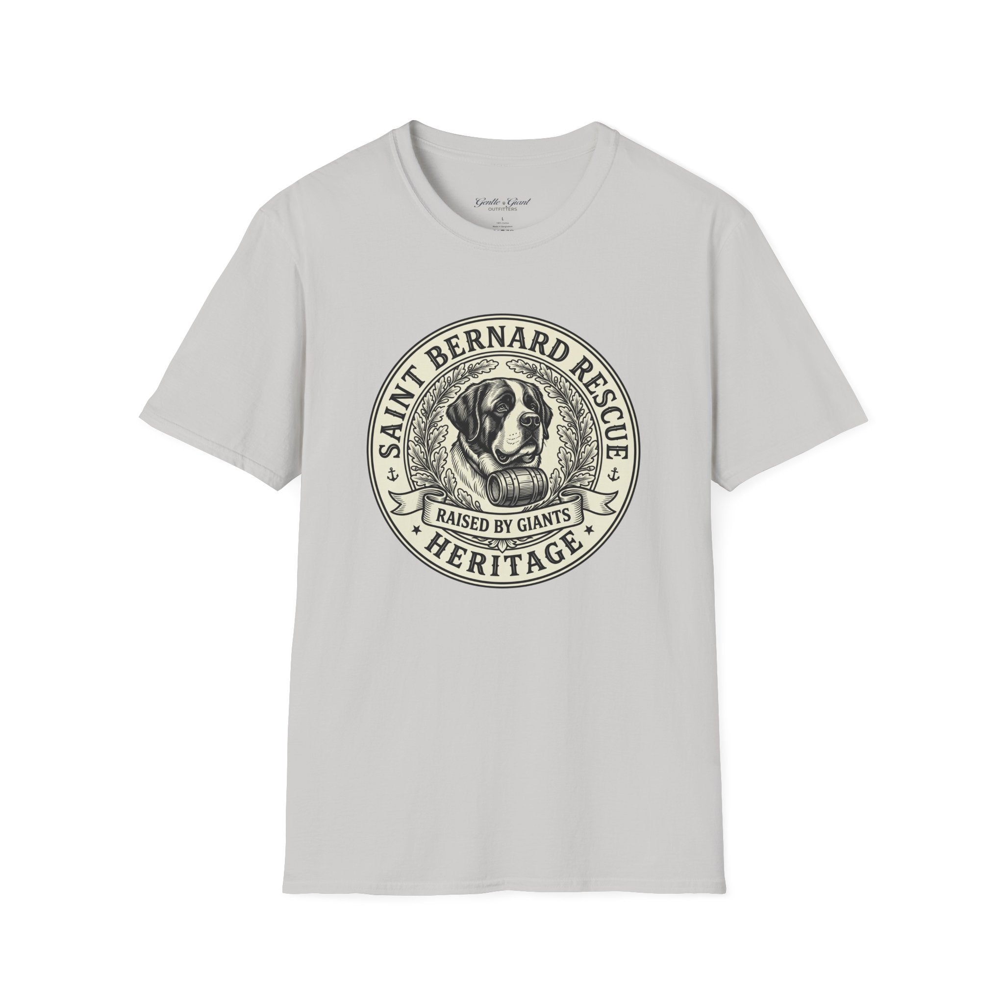 Saint Bernard Rescue T-Shirt — Vintage Heritage Dog Rescue Tee