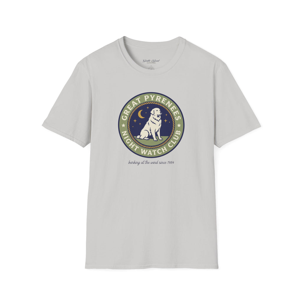 Great Pyrenees Night Watch Club T-Shirt