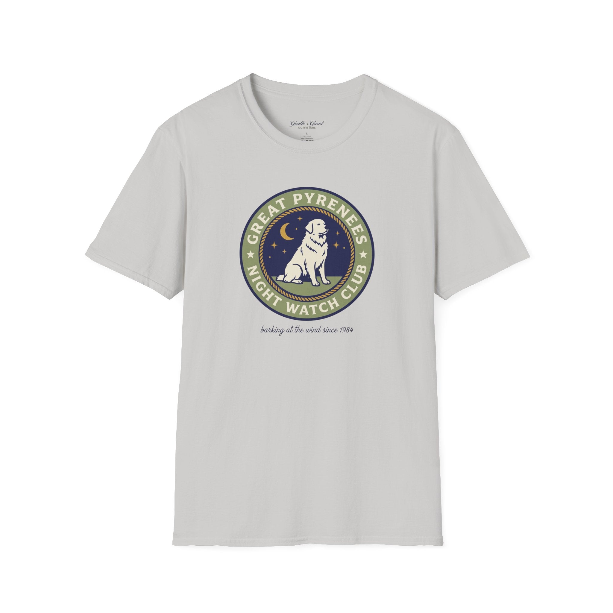 Great Pyrenees Night Watch Club T-Shirt