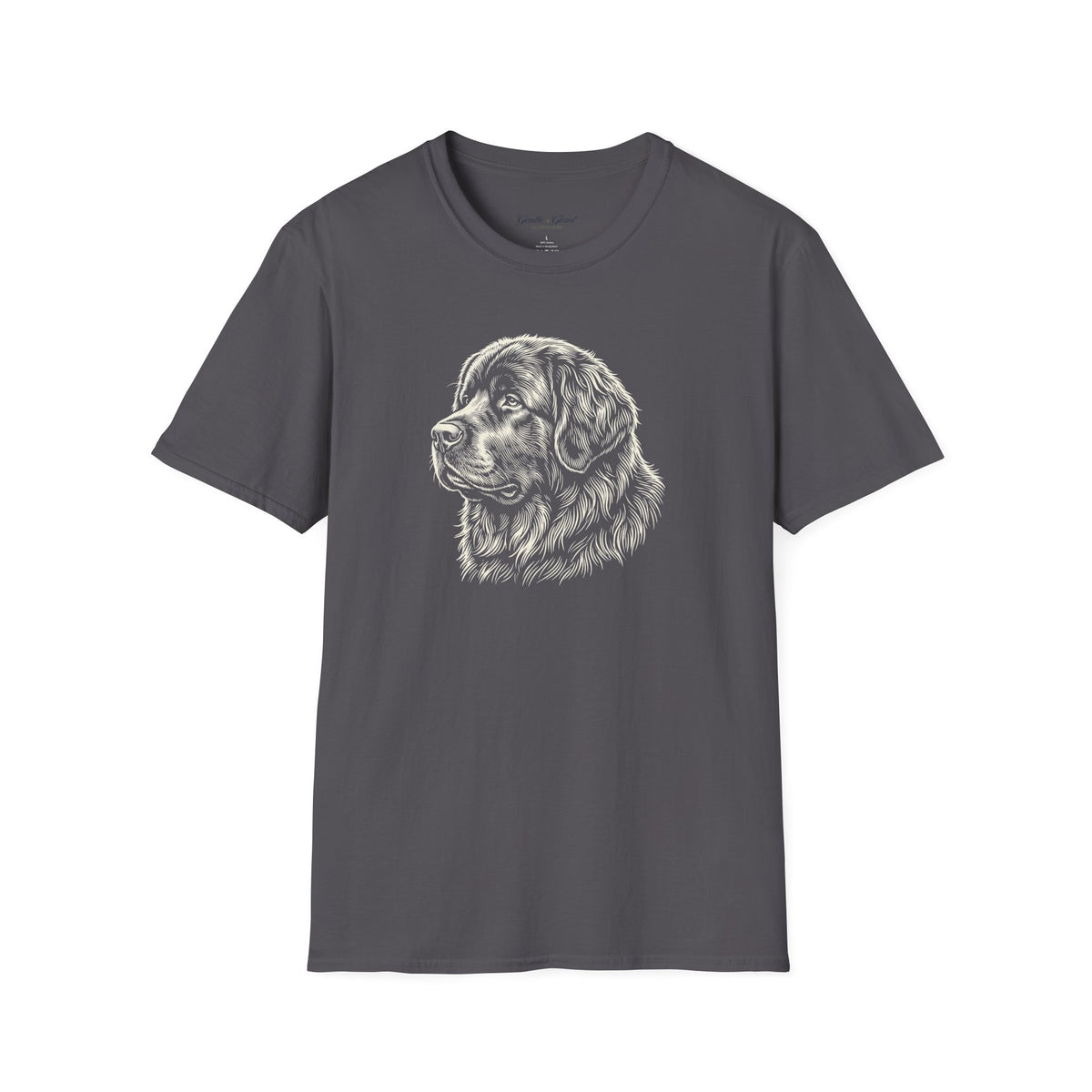 Newfoundland Portrait Dog T‑Shirt