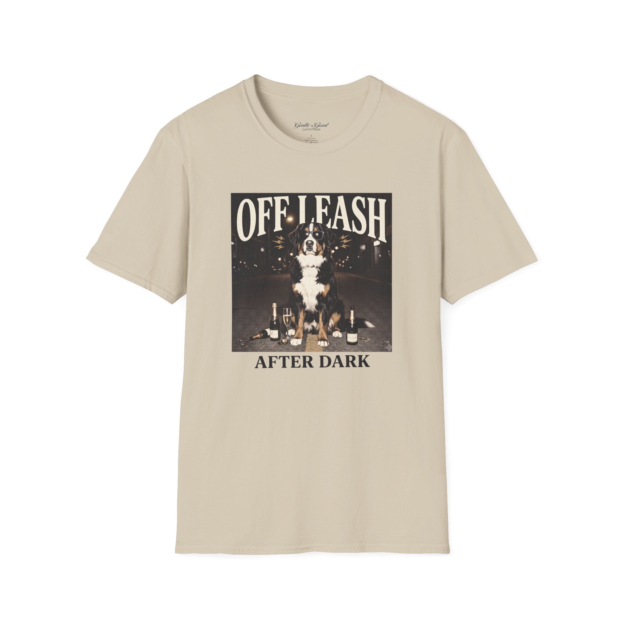 Off Leash After Dark Vintage Graphic T-Shirt