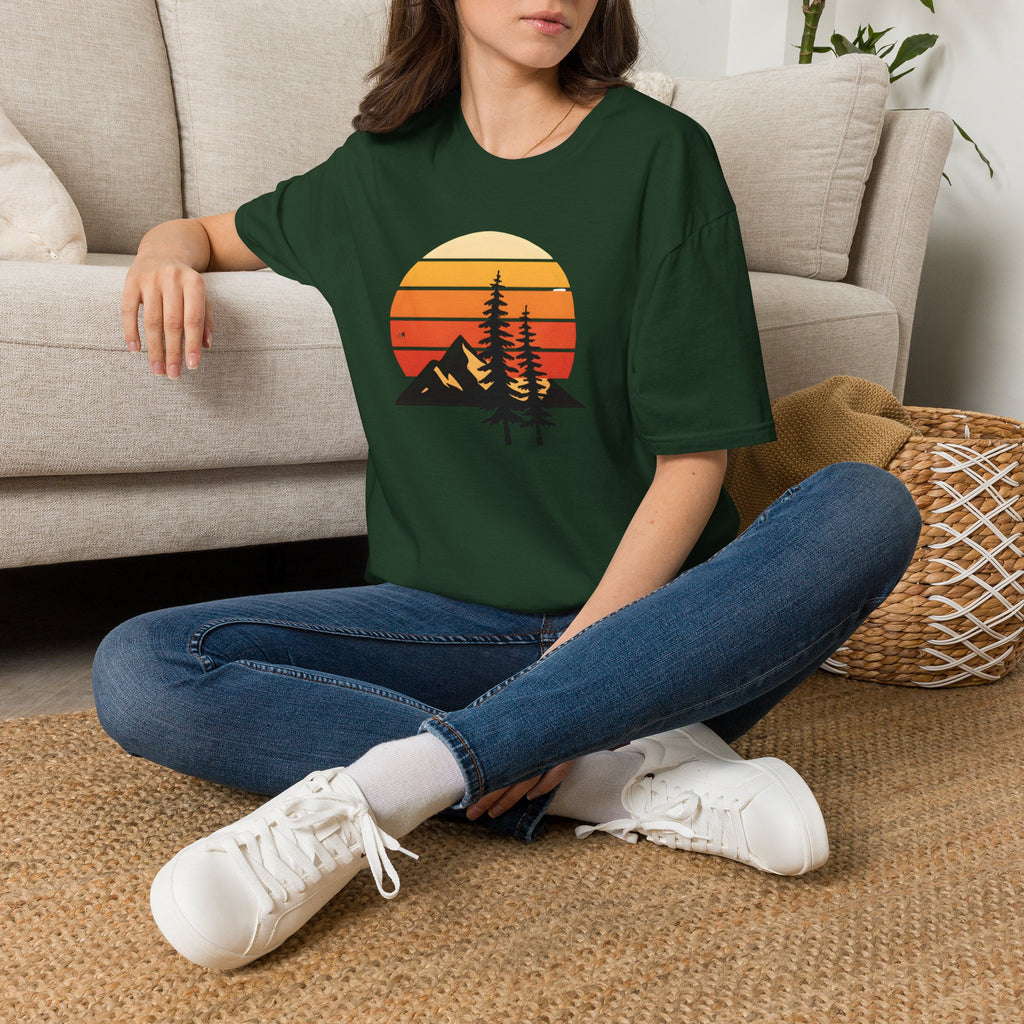 Sunset Over Mountains T-Shirt