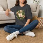 Floral Crown Portrait T-Shirt