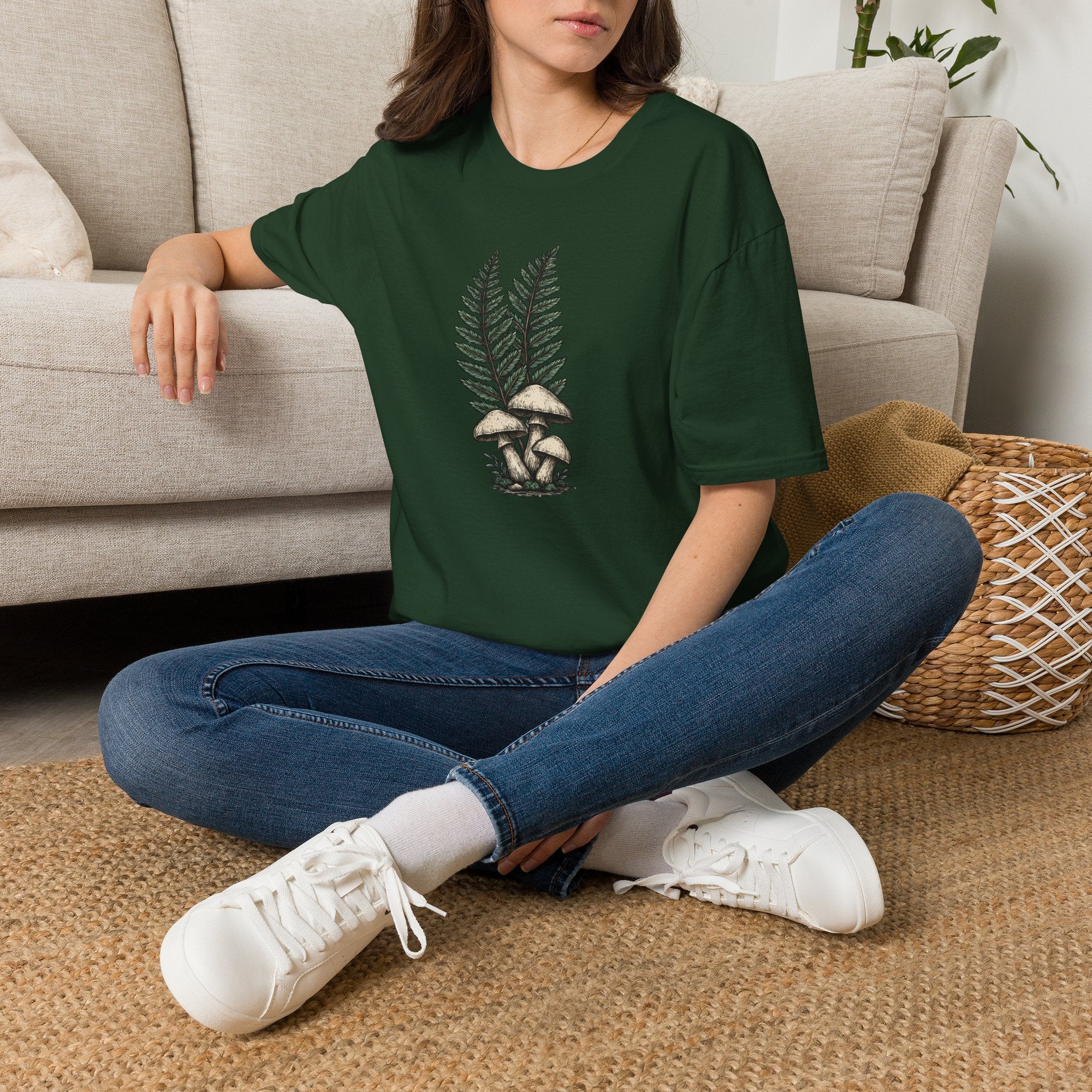 Mushrooms and Ferns T-Shirt