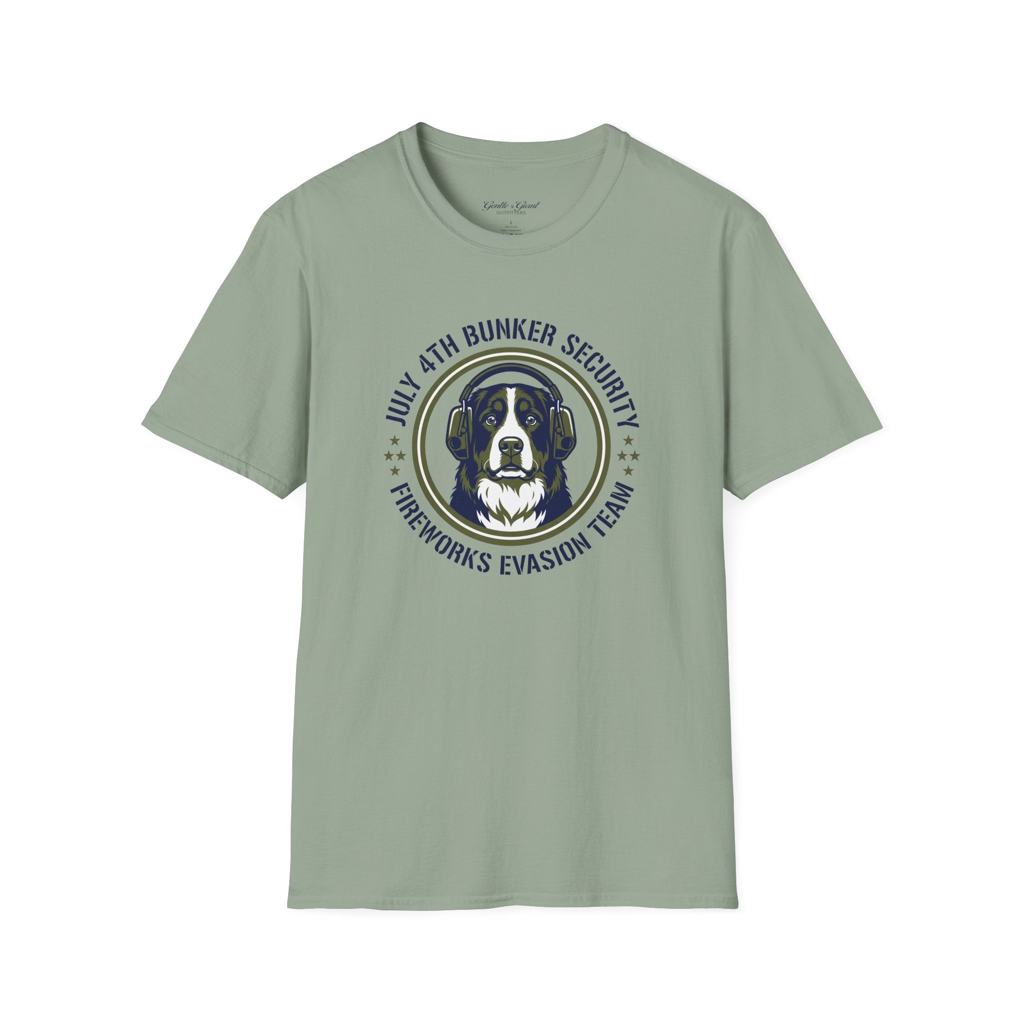 “July 4th Bunker Security” Fireworks Evasion Tee