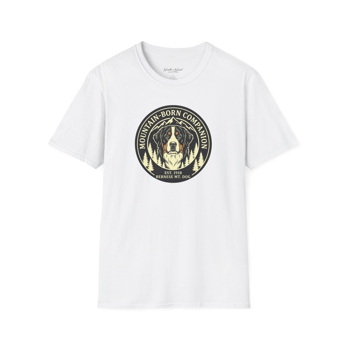 Mountain-Born Companion Bernese Mountain Dog T-Shirt