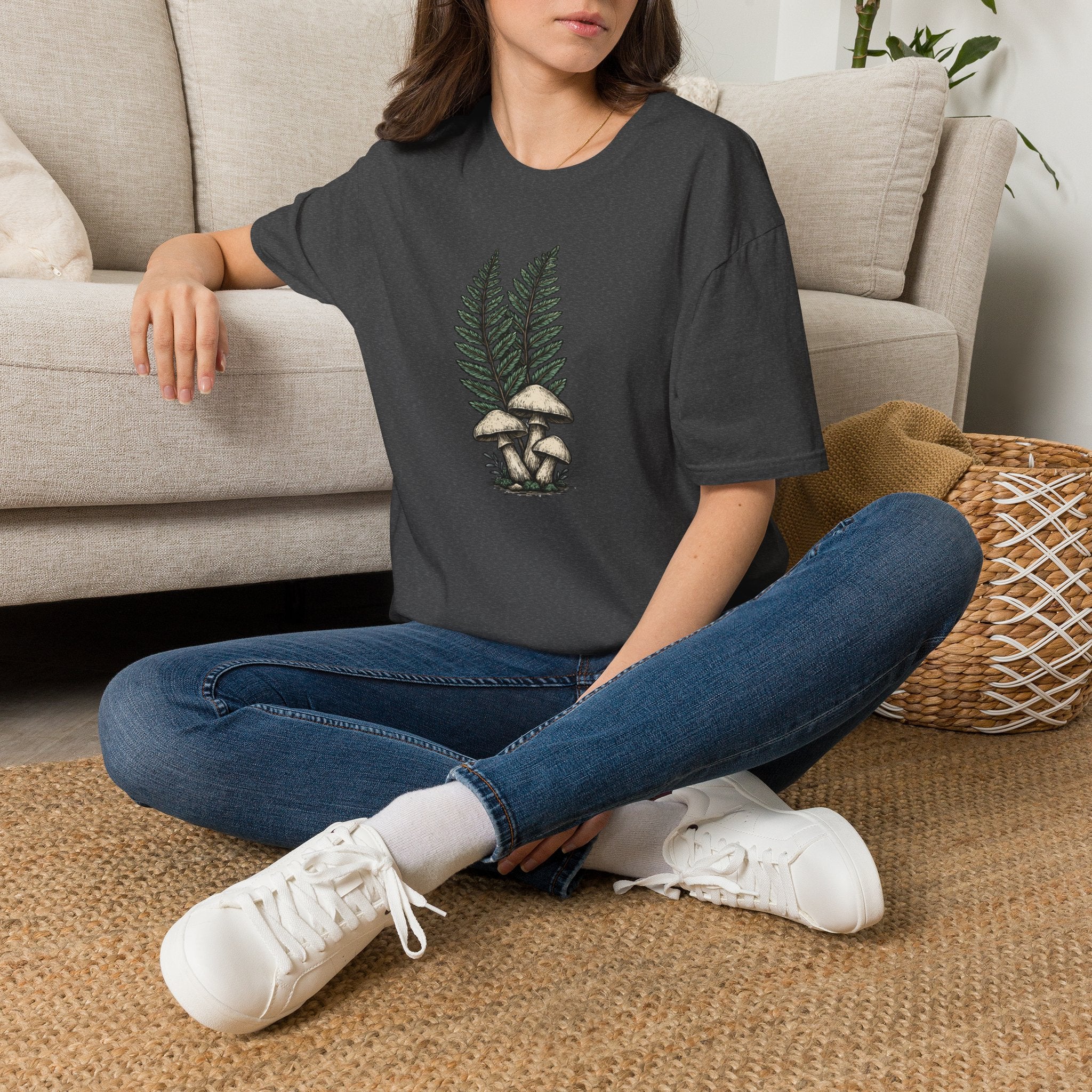 Mushrooms and Ferns T-Shirt