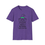 Witch's Big Familiar T-Shirt — Cute Witch Bernese Graphic Tee
