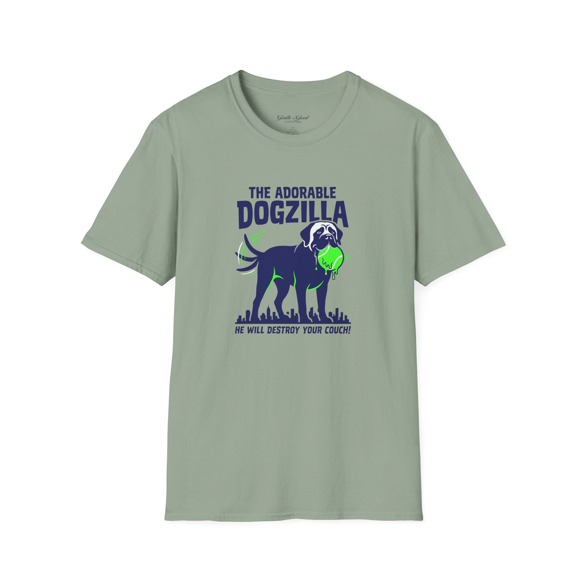 Dogzilla T‑Shirt — "The Adorable Dogzilla" Funny Dog Lover Tee
