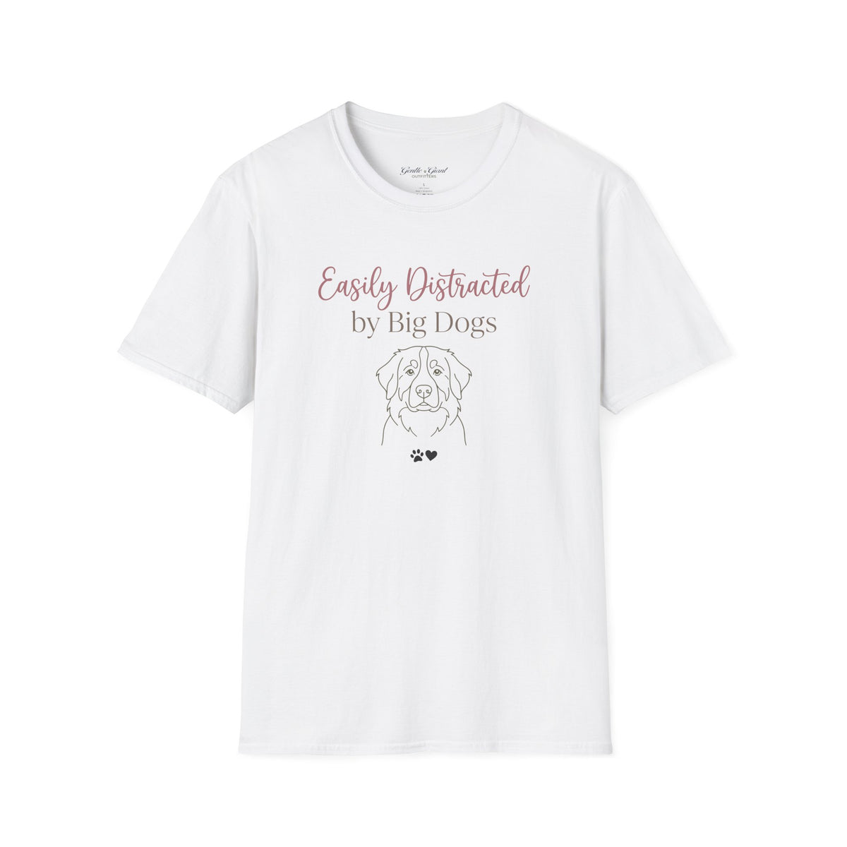 Easily Distracted by Big Dogs T‑Shirt