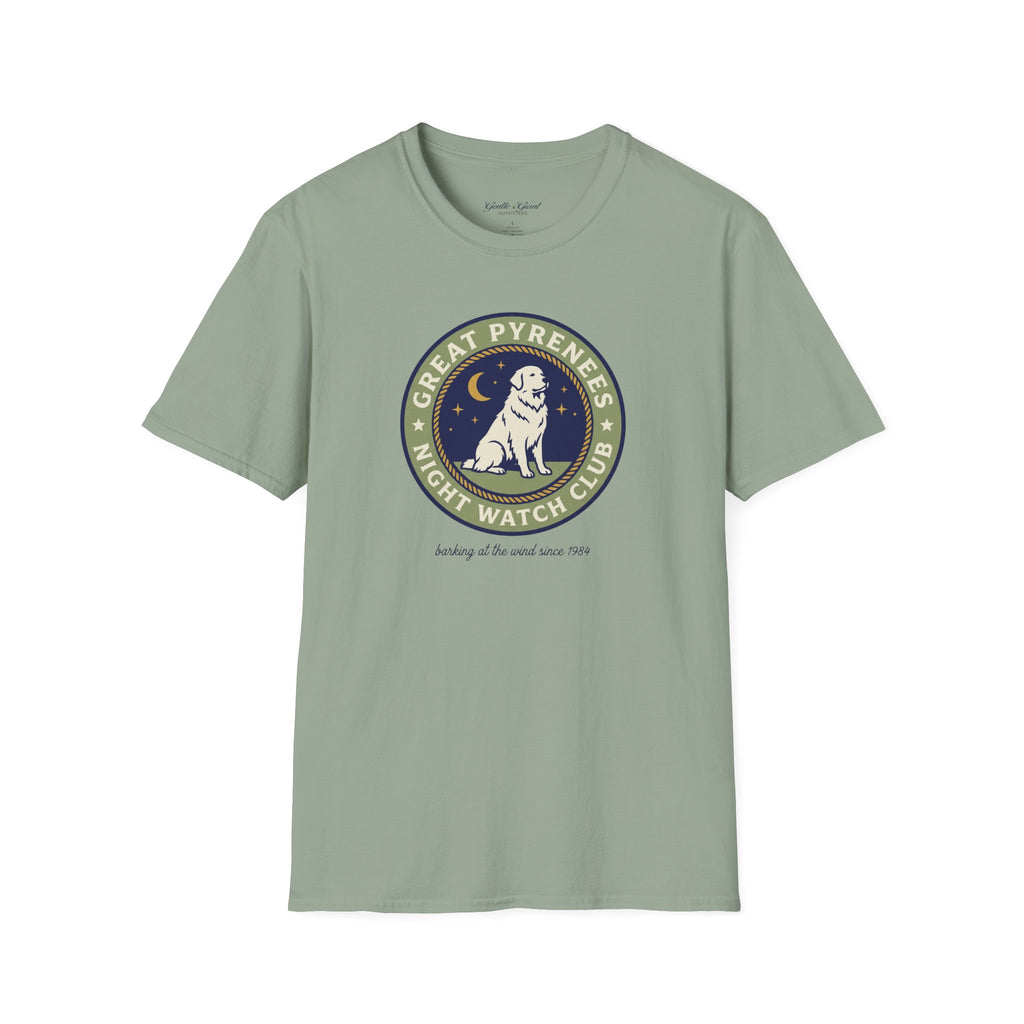 Great Pyrenees Night Watch Club T-Shirt