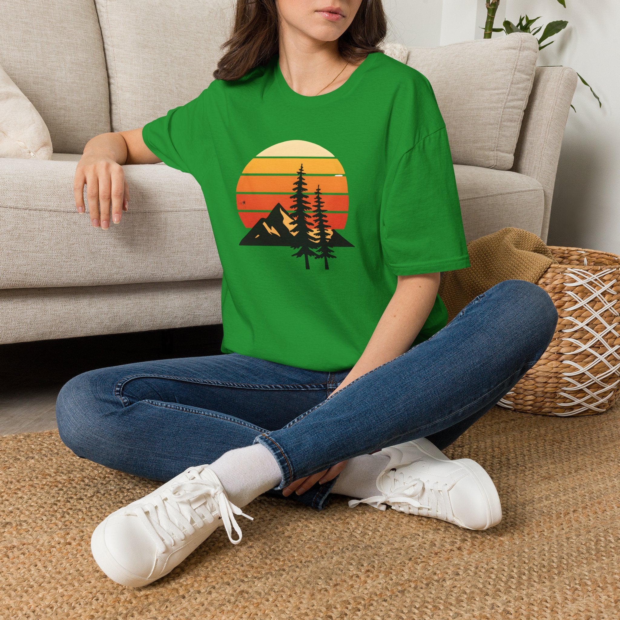 Sunset Over Mountains T-Shirt