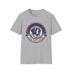 St. Bernard 'North Pole Heavy Haulage' Graphic T-Shirt — Large Breed Holiday Tee