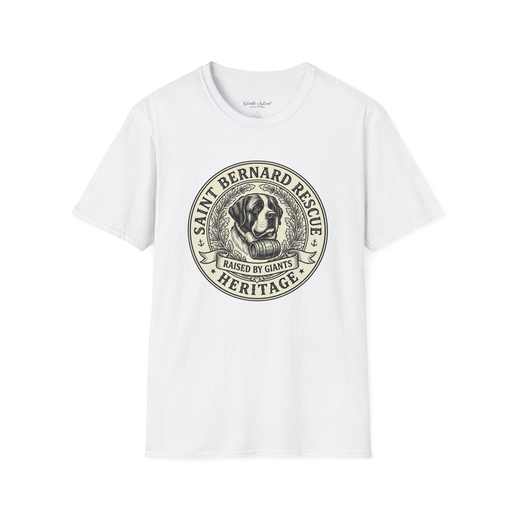 Saint Bernard Rescue T-Shirt — Vintage Heritage Dog Rescue Tee