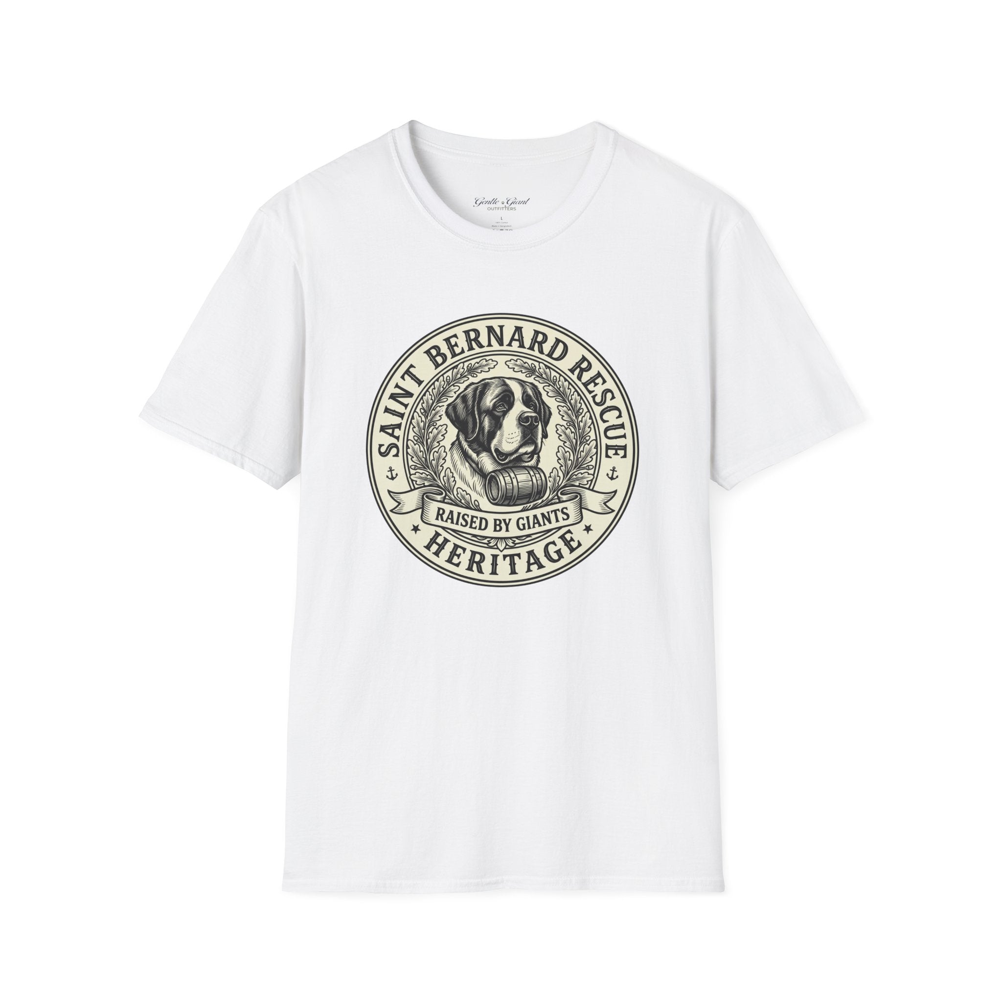 Saint Bernard Rescue T-Shirt — Vintage Heritage Dog Rescue Tee