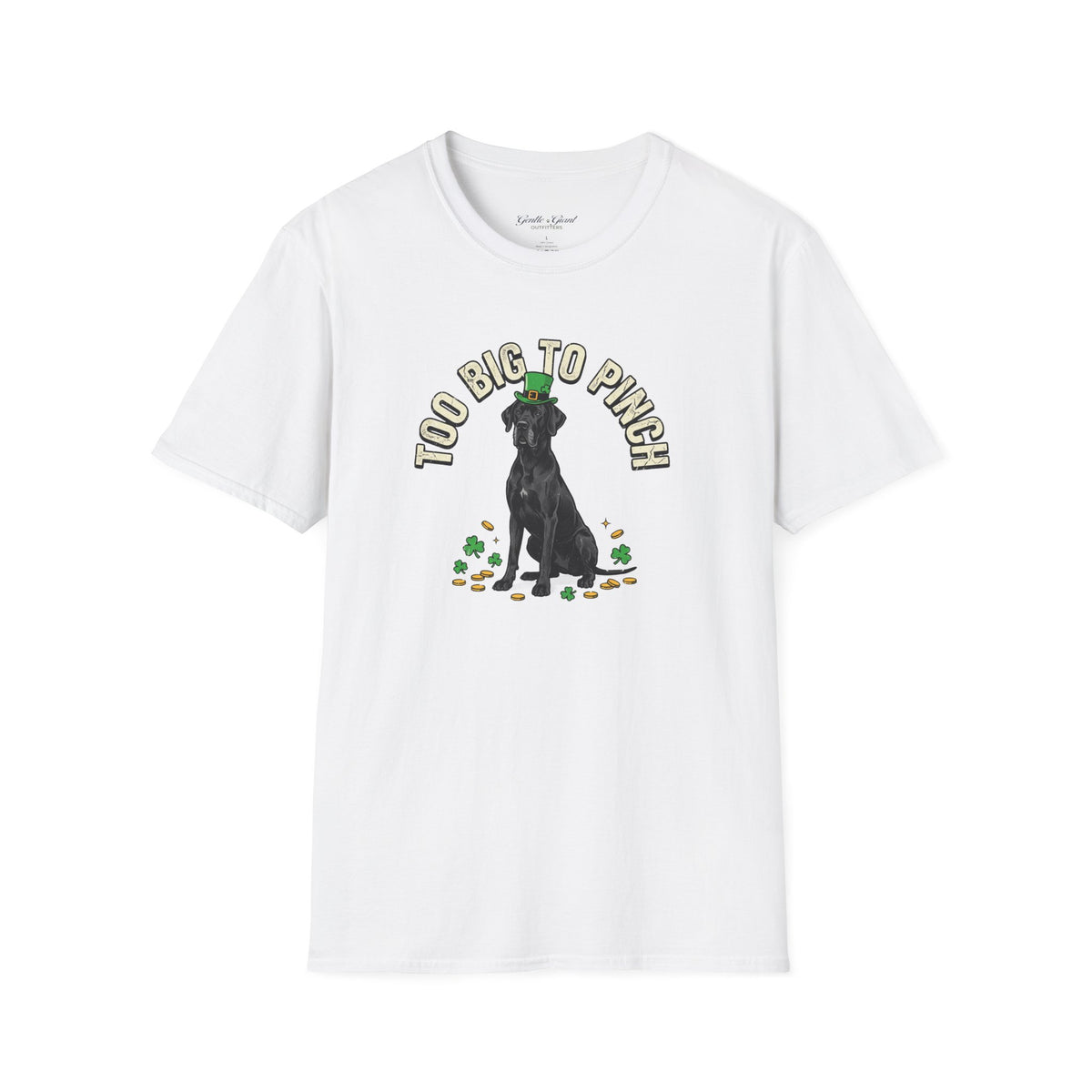Too Big to Pinch Great Dane St. Patrick’s Day T-Shirt