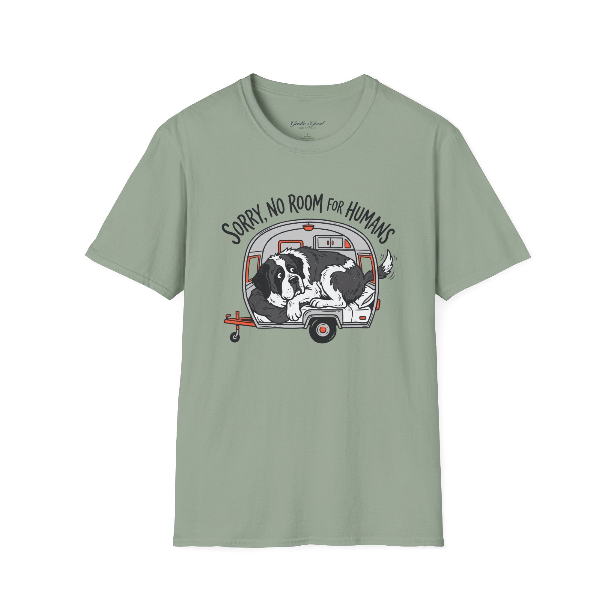 "Sorry, No Room For Humans" Camper Dog Graphic Tee