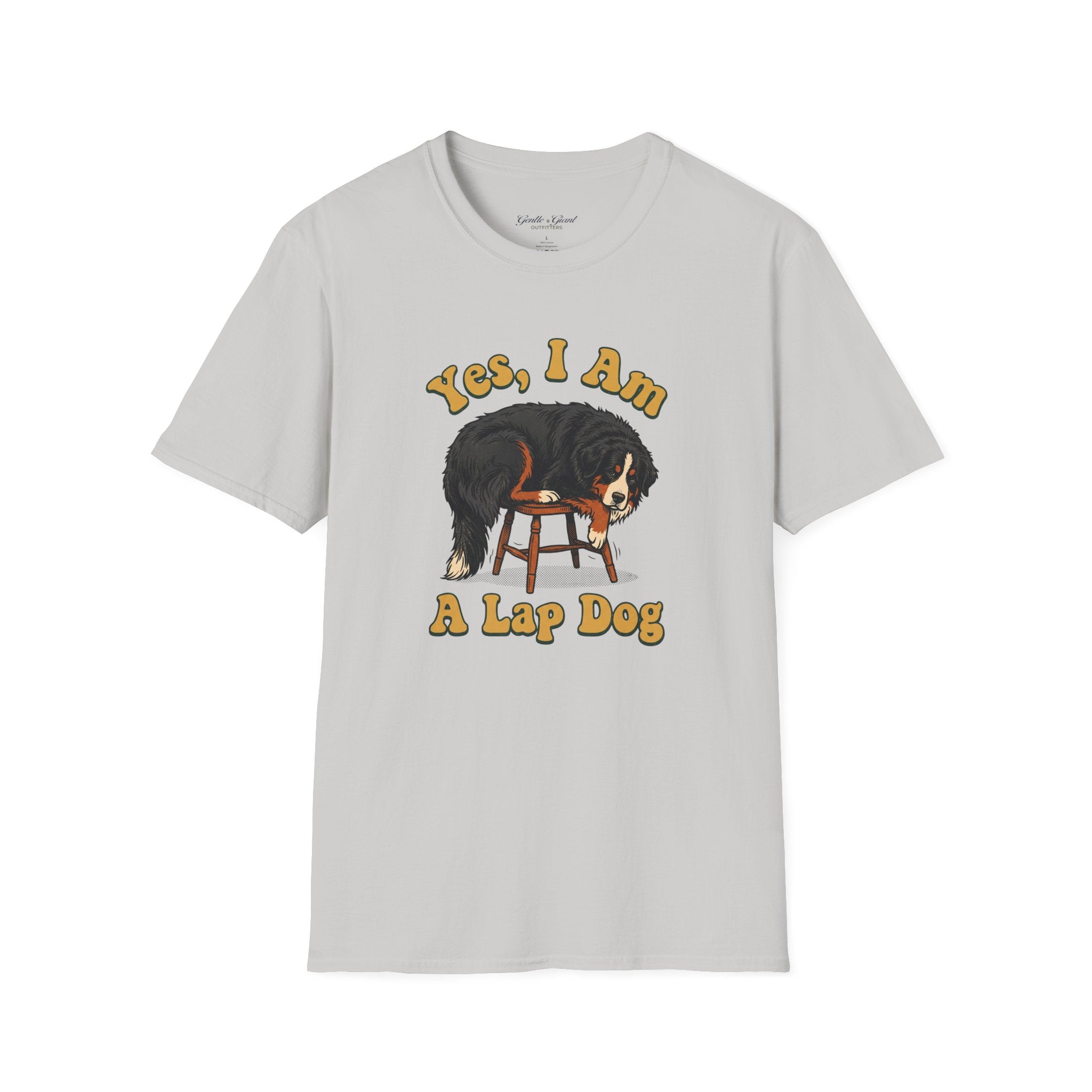 "Yes, I Am a Lap Dog" Bernese Mountain Dog Graphic Tee