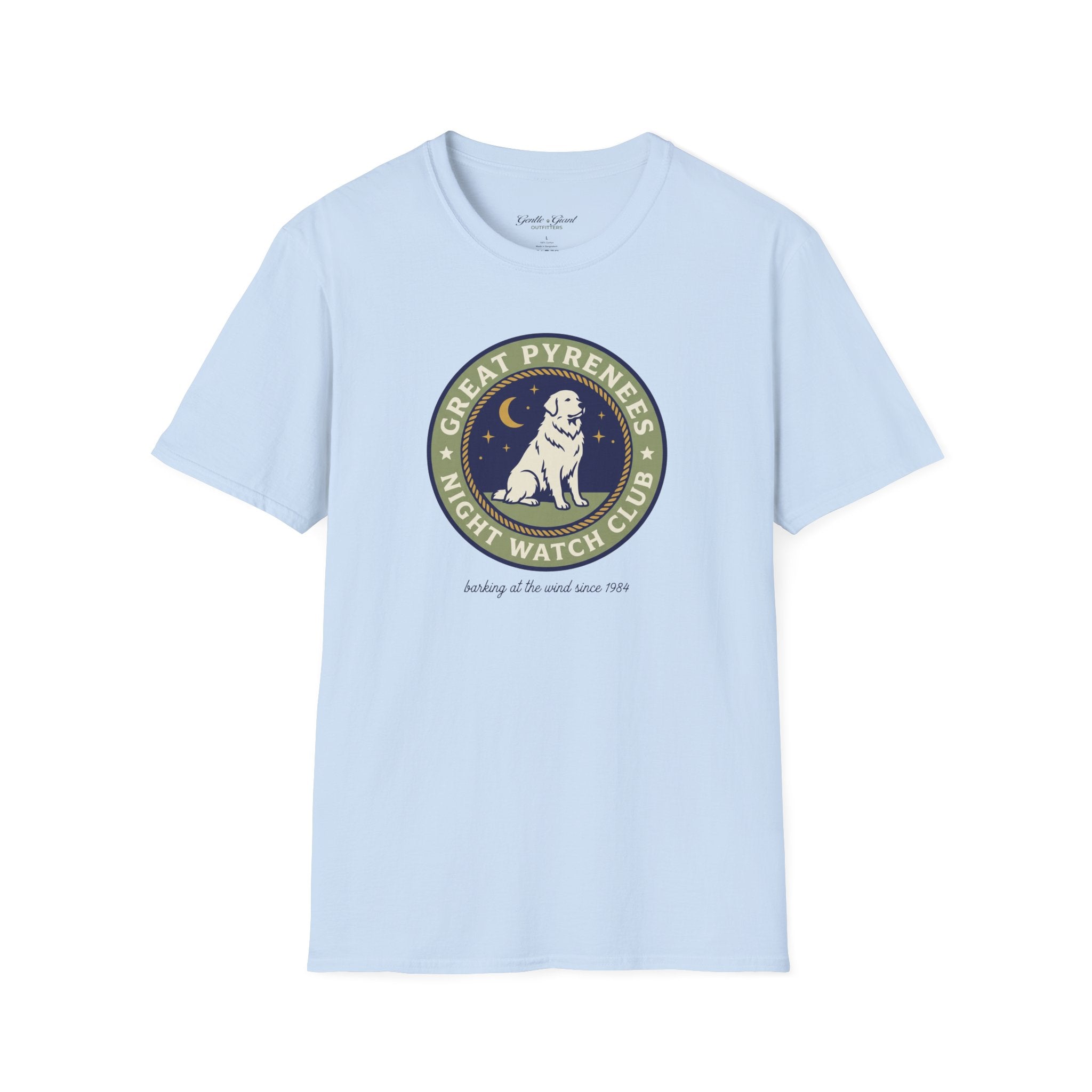Great Pyrenees Night Watch Club T-Shirt