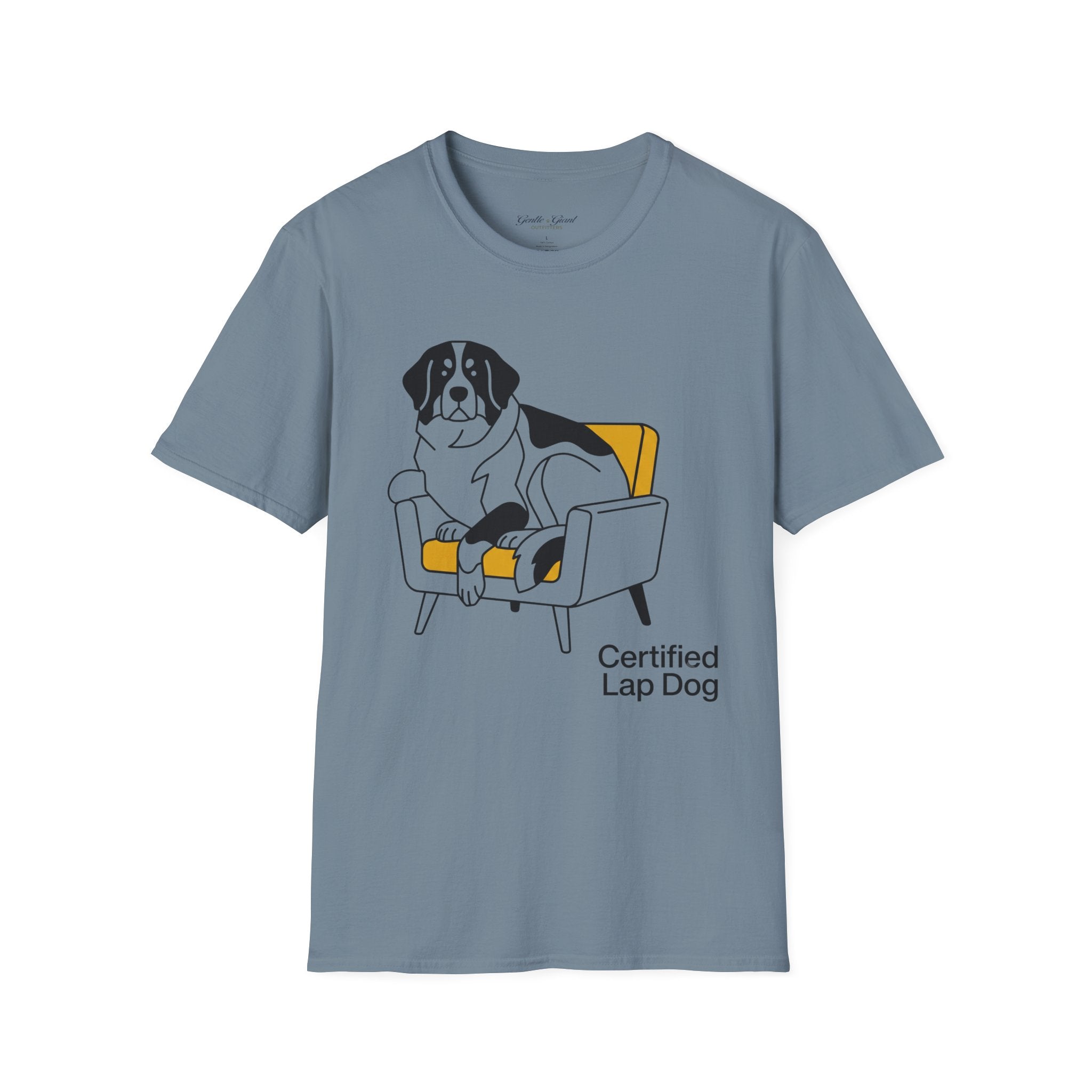 Saint Bernard ‘Certified Lap Dog’ T‑Shirt