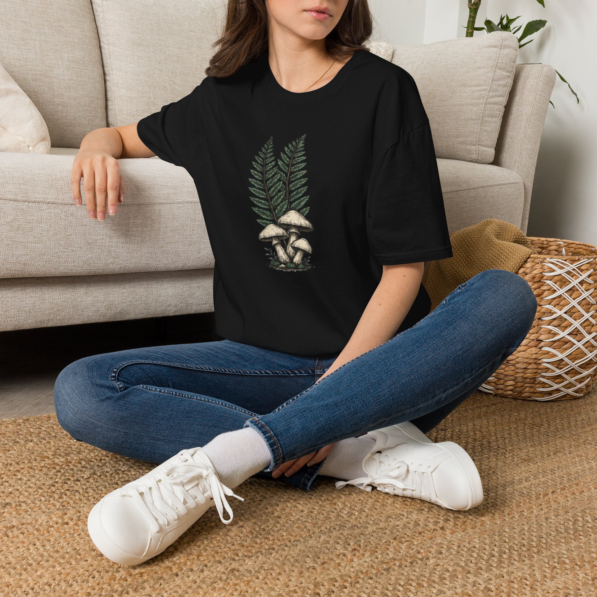 Mushrooms and Ferns T-Shirt