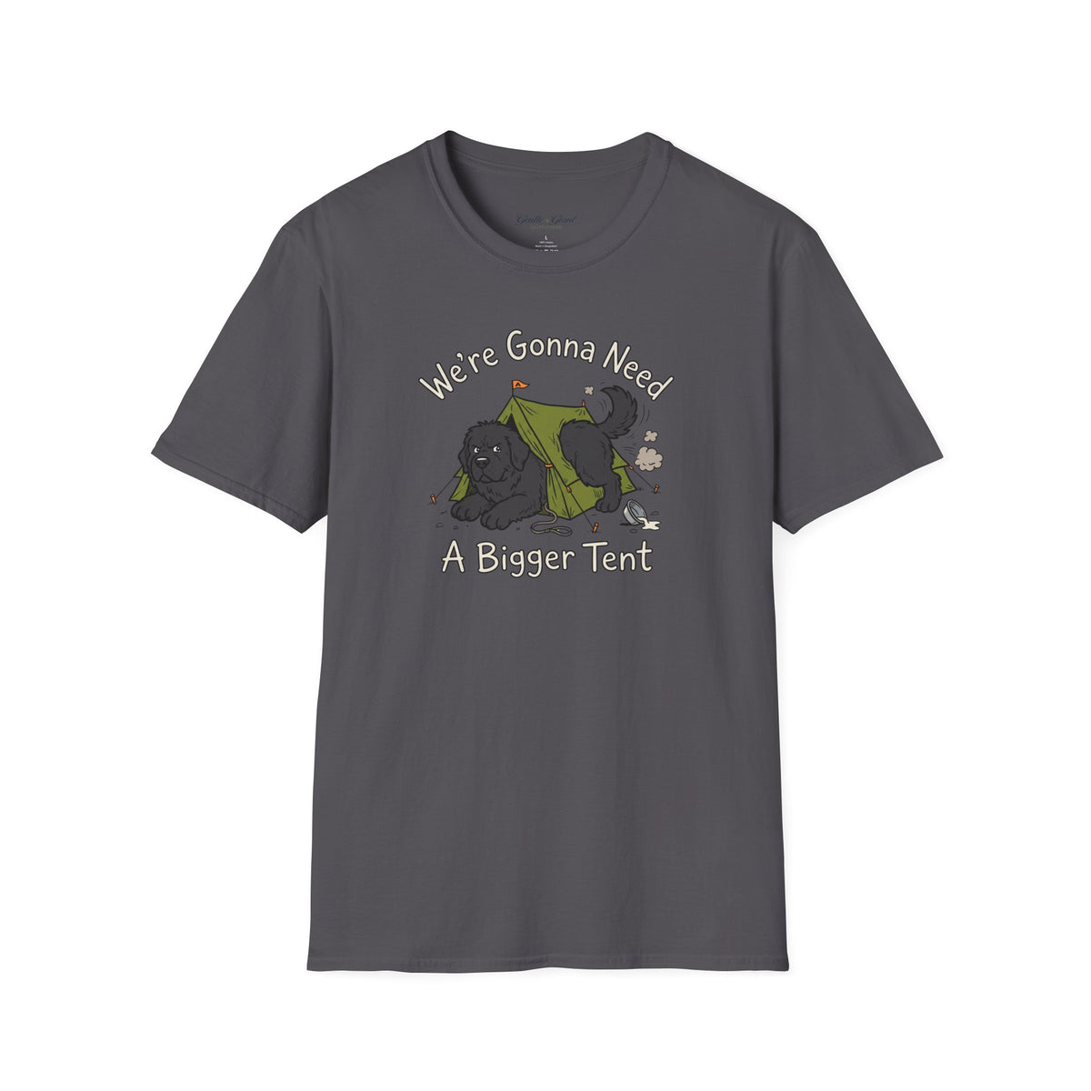We're Gonna Need A Bigger Tent Funny Camping Dog Tee