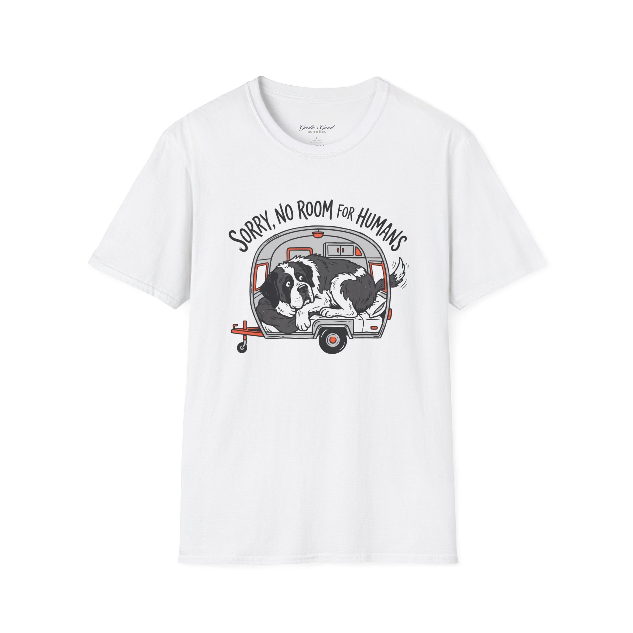 "Sorry, No Room For Humans" Camper Dog Graphic Tee
