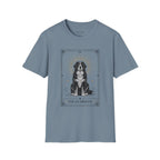 Tarot Dog T-Shirt — “The Guardian” Bernese Mountain Card Tee